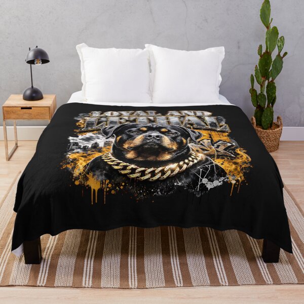 Item preview, Loyal and Lethal Rottweiler | Streetwear Dog Graphic Tee designed and sold by QuirkyCloud Designs.