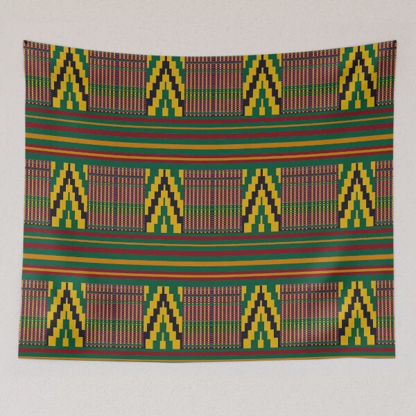Item preview, Classic Ghana Kente Cloth pattern designed and sold by MammothArt.