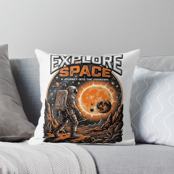 Item preview, Explore Space Astronaut Retro Vector Illustration designed and sold by Rahat3344.