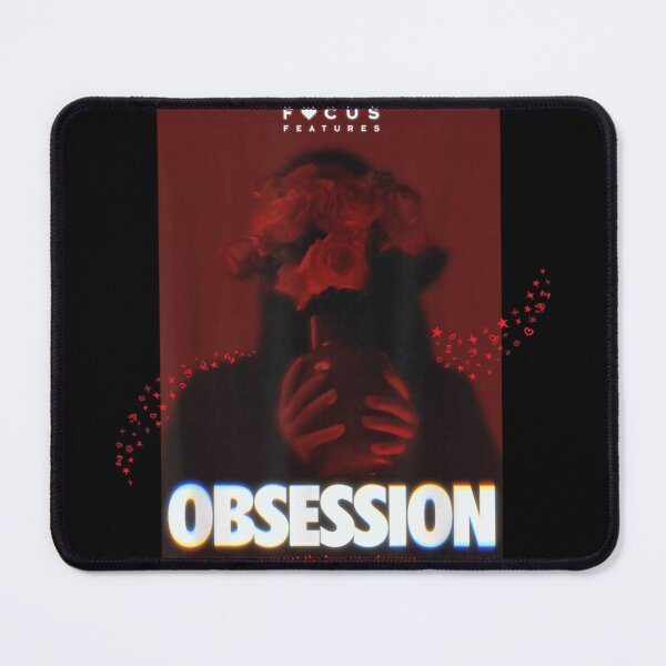 Item preview, Obsession Movie Poster Silhouette Red Rose Bouquet Vintage Thriller Drama designed and sold by ShavonRistorin.