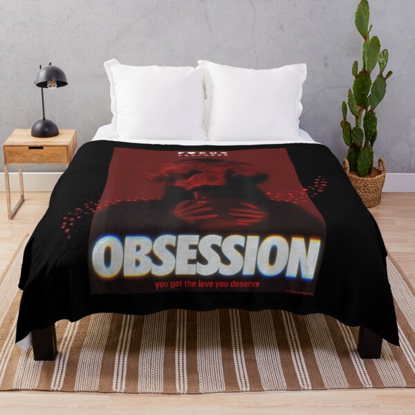 Item preview, Obsession Movie Poster Silhouette Red Rose Bouquet Vintage Thriller Drama designed and sold by ShavonRistorin.