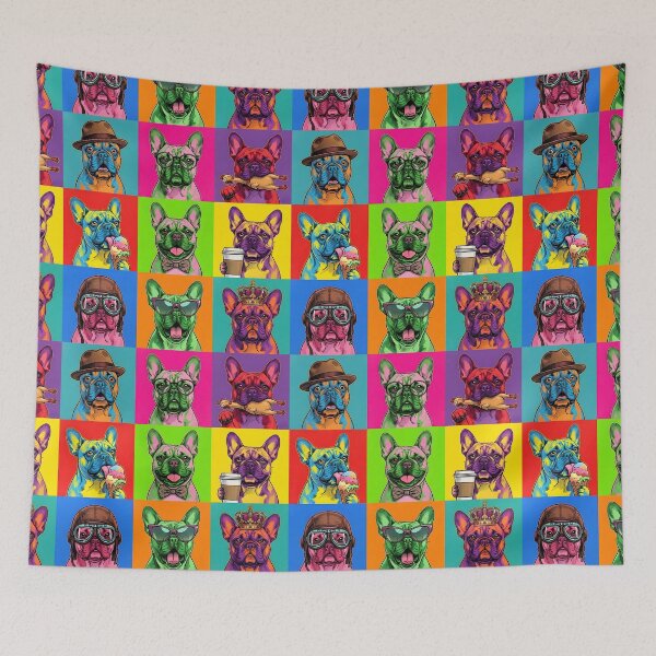 Item preview, Funny French Bulldog Pop Art Cute Vintage Dog Lover designed and sold by SecretDicer.