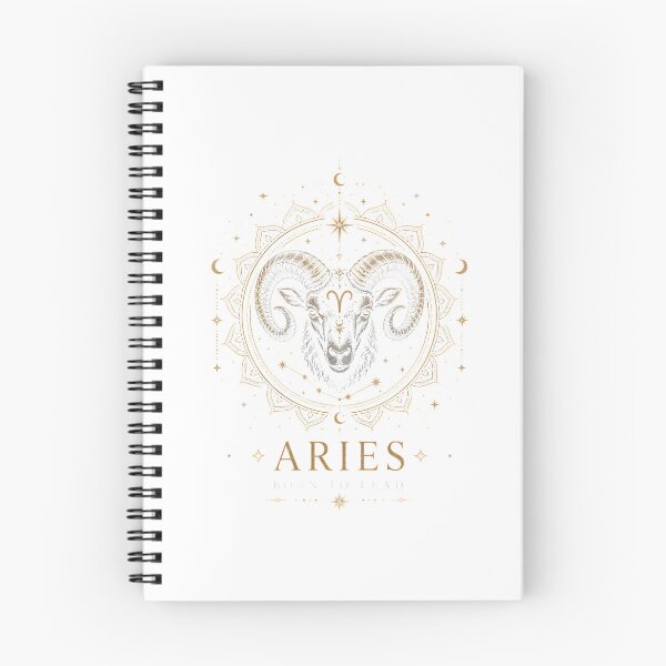 Item preview, Aries Zodiac | Born to Lead | Celestial Boho Astrology Design designed and sold by CalmMandala.