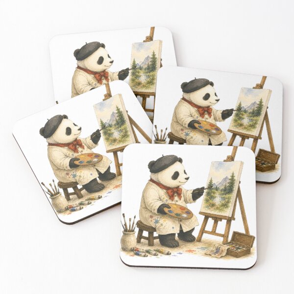 Item preview, Panda Painting Mountain Dreams designed and sold by Snurly.