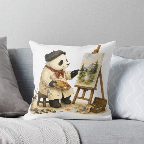 Item preview, Panda Painting Mountain Dreams designed and sold by Snurly.