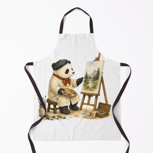 Item preview, Panda Painting Mountain Dreams designed and sold by Snurly.