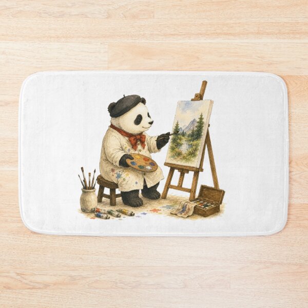 Item preview, Panda Painting Mountain Dreams designed and sold by Snurly.