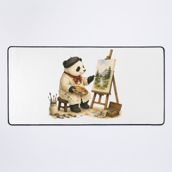 Item preview, Panda Painting Mountain Dreams designed and sold by Snurly.