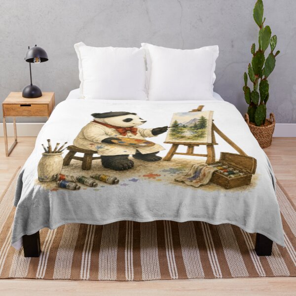 Item preview, Panda Painting Mountain Dreams designed and sold by Snurly.