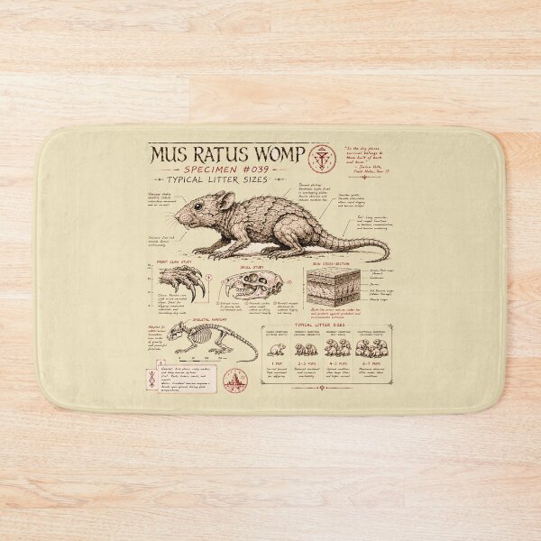 Item preview, Desert Rodent Anatomy Plate designed and sold by agearb.