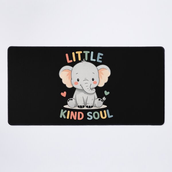 Item preview, Little Kind Soul Elephant Shirt, Cute Baby Elephant Tee, Kids Kindness Shirt, Toddler Animal Shirt, Nursery Elephant Gift, Inspirational Kids Tee designed and sold by hyper retro.