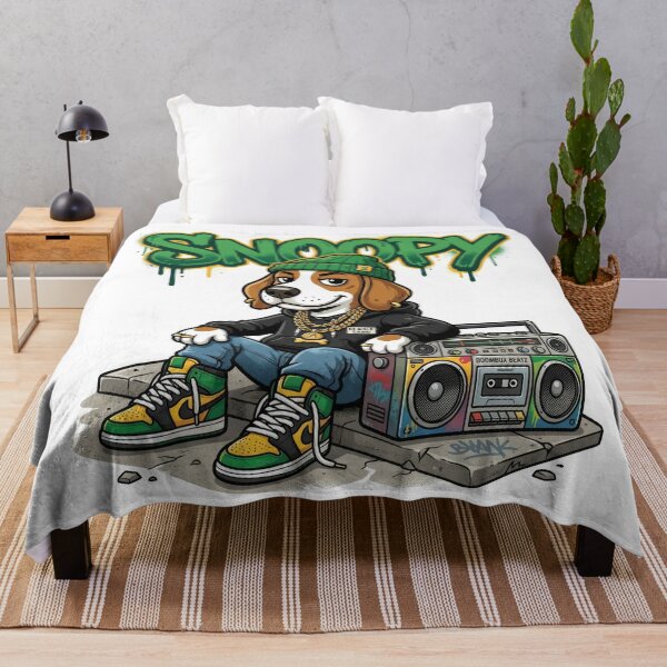 Item preview, Snoopy Beagle Dog Hip Hop Vector Illustration designed and sold by Rahat3344.