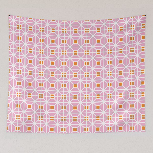 Item preview, Pink Geometric Lattice Pattern designed and sold by Zaya_art.