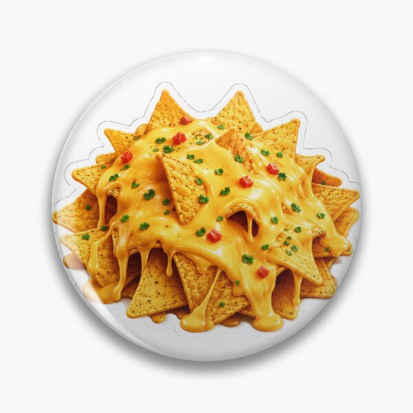 Item preview, Cheesy Nachos Kawaii Sticker designed and sold by PriyankaSonara.