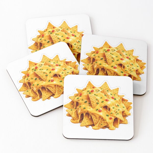 Item preview, Cheesy Nachos Kawaii Sticker designed and sold by PriyankaSonara.