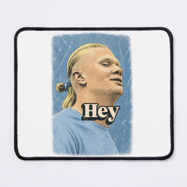 Item preview, Erling Haaland Hey Retro Pop Art Shirt designed and sold by darkdotsdesigns.