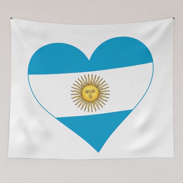 Item preview, Argentina Flag Minimalist Vector Style designed and sold by Wolagno.