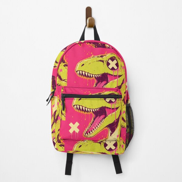 Item preview, Neon Velociraptor Graffiti Dinosaur Art designed and sold by VoxelEstudi0nic.
