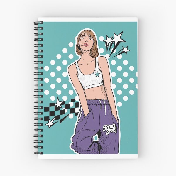 Item preview, Teal Polka Dot Retro Manga Girl designed and sold by kwcricky.