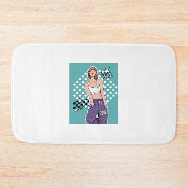 Item preview, Teal Polka Dot Retro Manga Girl designed and sold by kwcricky.