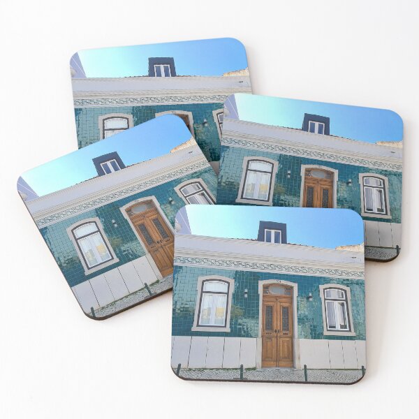 Item preview, beautiful old building covered with Portuguese tiles. Algés. Portugal designed and sold by Tereza Pilar  Art.