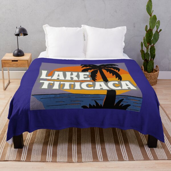 Item preview, Sunset Over Lake Titicaca designed and sold by LivingRoomZoo.