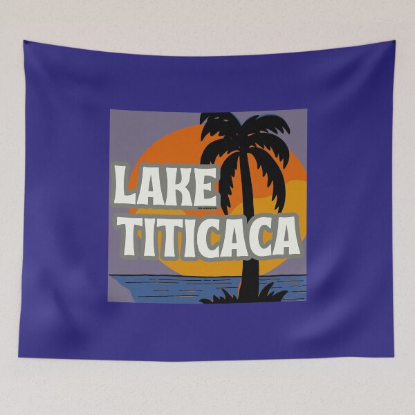 Item preview, Sunset Over Lake Titicaca designed and sold by LivingRoomZoo.