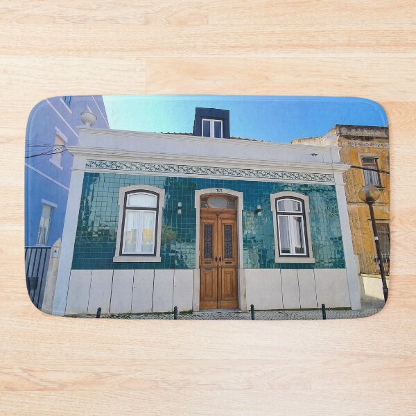Item preview, beautiful old building covered with Portuguese tiles. Algés. Portugal designed and sold by Tereza Pilar  Art.