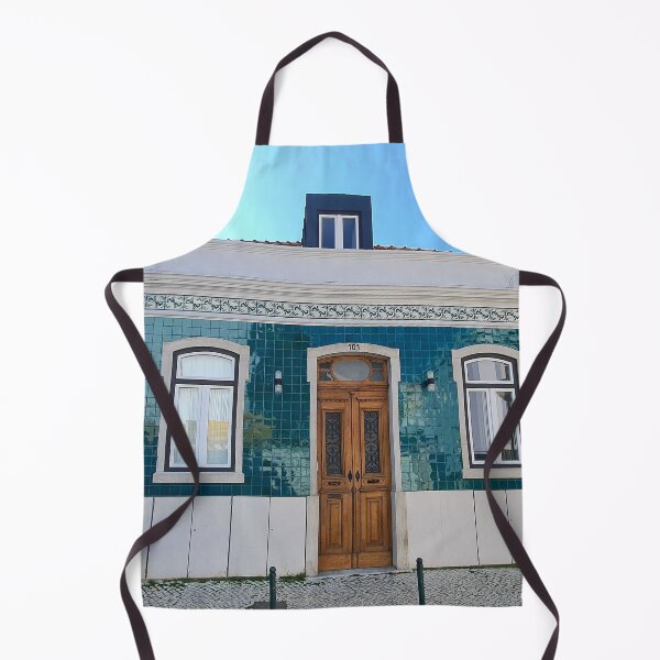 Item preview, beautiful old building covered with Portuguese tiles. Algés. Portugal designed and sold by Tereza Pilar Art.