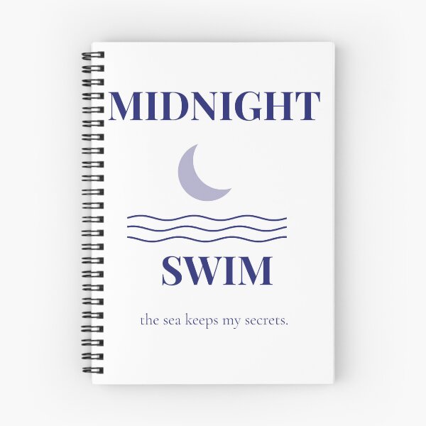 Item preview, Midnight Swim Moon And Waves Minimalist Design designed and sold by corevork.