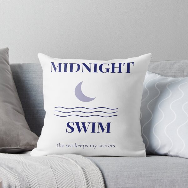 Item preview, Midnight Swim Moon And Waves Minimalist Design designed and sold by corevork.