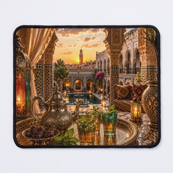 Item preview, Luxury Moroccan riad at sunset designed and sold by Creative-Tin.