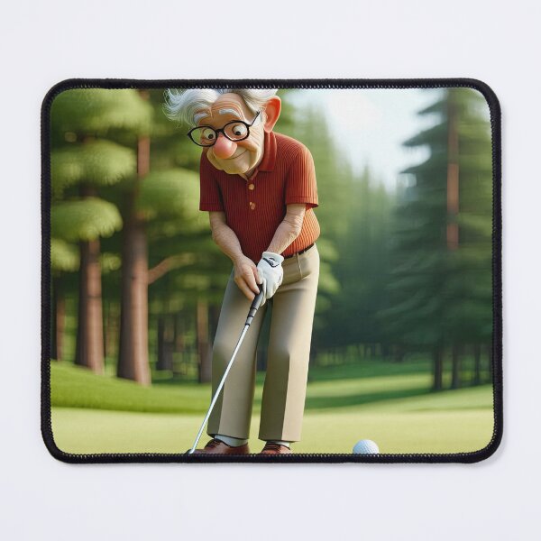 Item preview, Old Fart playing golf designed and sold by Colin Bentham.
