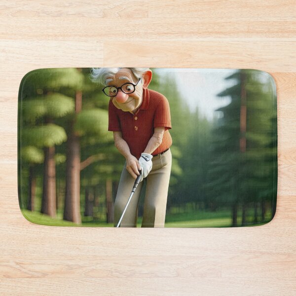 Item preview, Old Fart playing golf designed and sold by Colin Bentham.