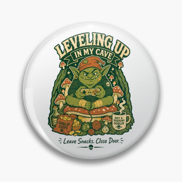 Item preview, Leveling Up In My Cave Shirt, Goblin Gamer Tee, Cozy Gaming T-Shirt, Goblin Mode Apparel, DnD RPG Graphic Tee, Fantasy Gamer Gift, Introvert Cave Dweller Shirt designed and sold by KAYJAY DESIGNS.