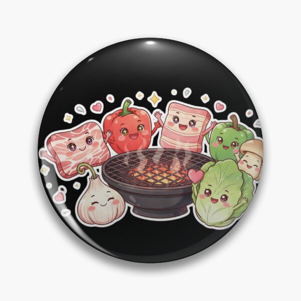 Artikelvorschau, Kawaii Korean BBQ und koreanisches Essen entworfen und verkauft von DamioPolArt.
