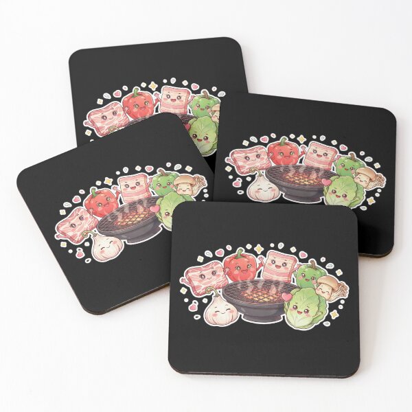 Item preview, Kawaii Korean Bbq and korean food designed and sold by DamioPolArt.