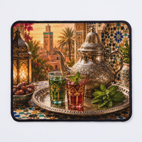 Item preview, Moroccan mint tea at sunset designed and sold by Creative-Tin.