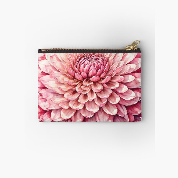 Item preview, Pink Dahlia Watercolor Painting designed and sold by RawNaturePrints.