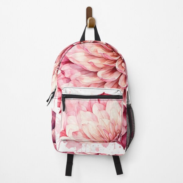 Item preview, Pink Dahlia Watercolor Painting designed and sold by RawNaturePrints.