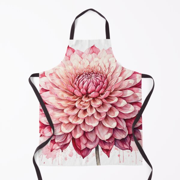 Item preview, Pink Dahlia Watercolor Painting designed and sold by RawNaturePrints.