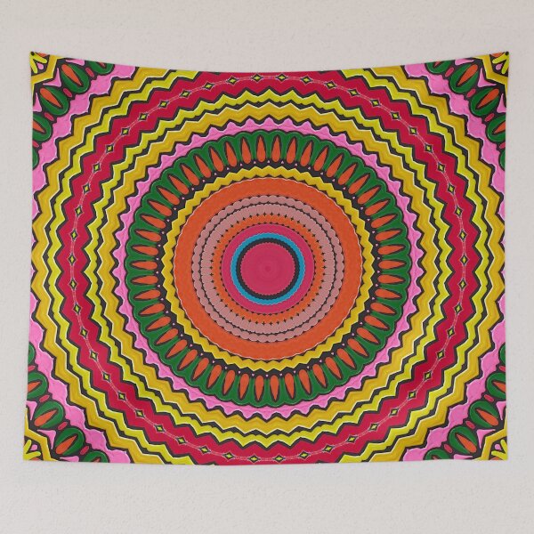 Item preview, Multicolored Circle IX designed and sold by Gluecknika.