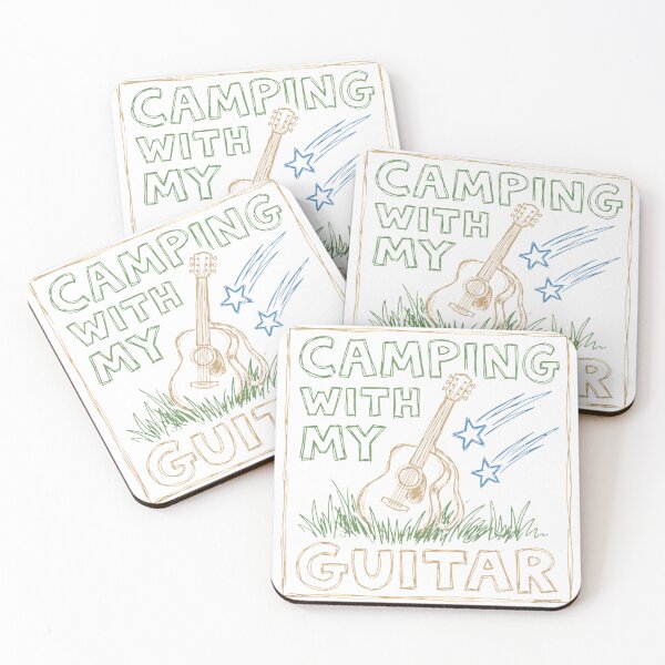 Item preview, Camping with a guitar Oversized T-Shirt designed and sold by Aru Pxle.