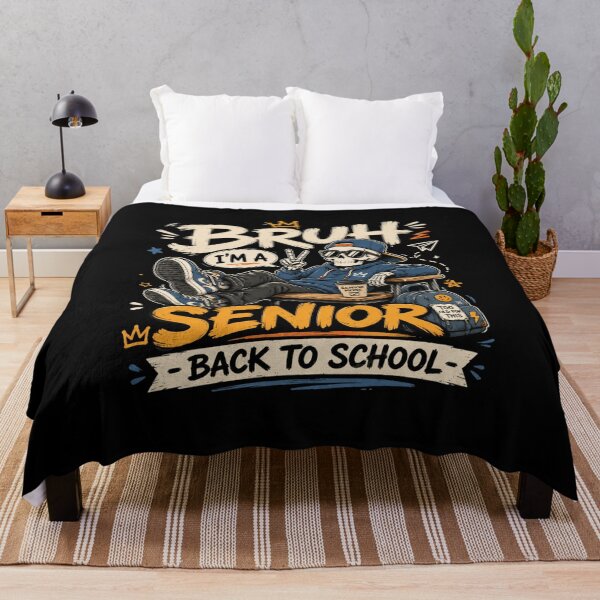 Item preview, Bruh I'm A Senior Shirt Class Back To School Funny Senior Year Tee Graduation Gift for High School Seniors designed and sold by Artimax-Studio.