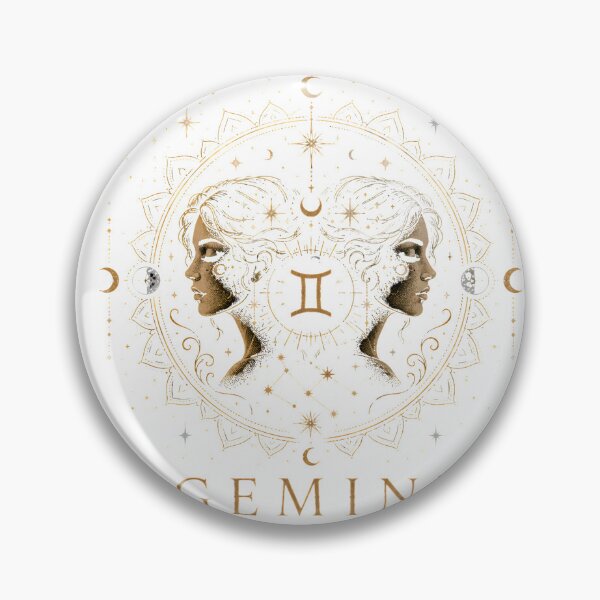 Item preview, Gemini Zodiac | Curious Mind • Free Spirit | Celestial Boho Astrology Design designed and sold by CalmMandala.