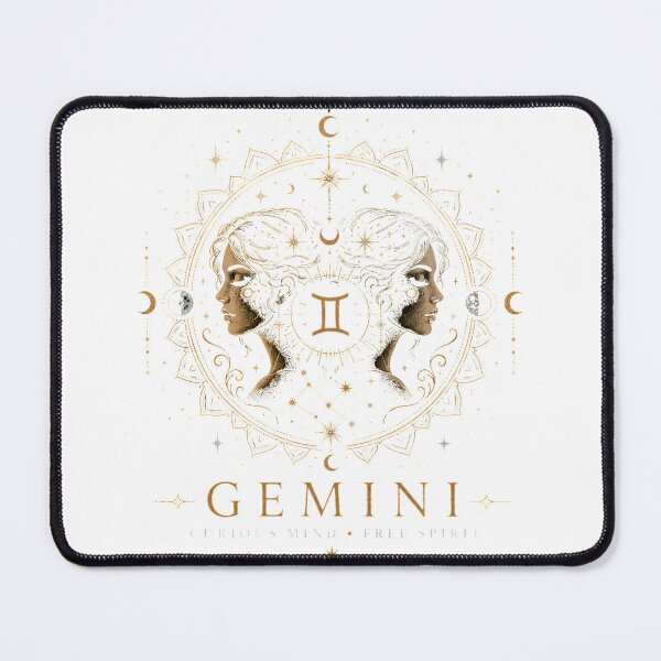 Item preview, Gemini Zodiac | Curious Mind • Free Spirit | Celestial Boho Astrology Design designed and sold by CalmMandala.
