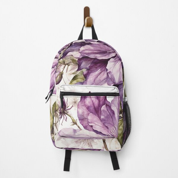 Item preview, Clematis Flower Watercolor Painting designed and sold by RawNaturePrints.