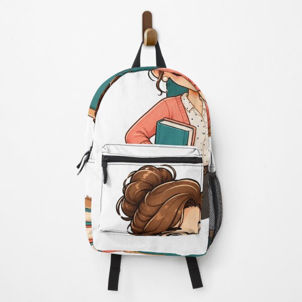 Item preview, Cute Teacher with Books Classroom | Kawaii Teacher Aesthetic | Back to School Cute Illustration designed and sold by Pixanova.