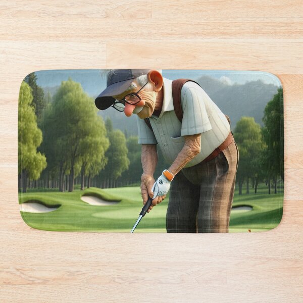 Item preview, Old Fart playing golf designed and sold by Colin Bentham.