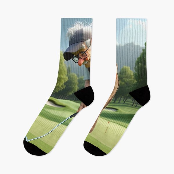 Item preview, Old Fart playing golf designed and sold by Colin Bentham.
